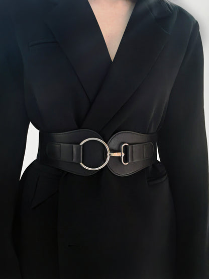 PU Elastic Wide Belt Carauana Store