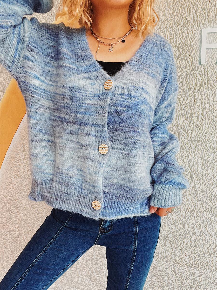 Button Up Long Sleeve Cardigan Carauana Store