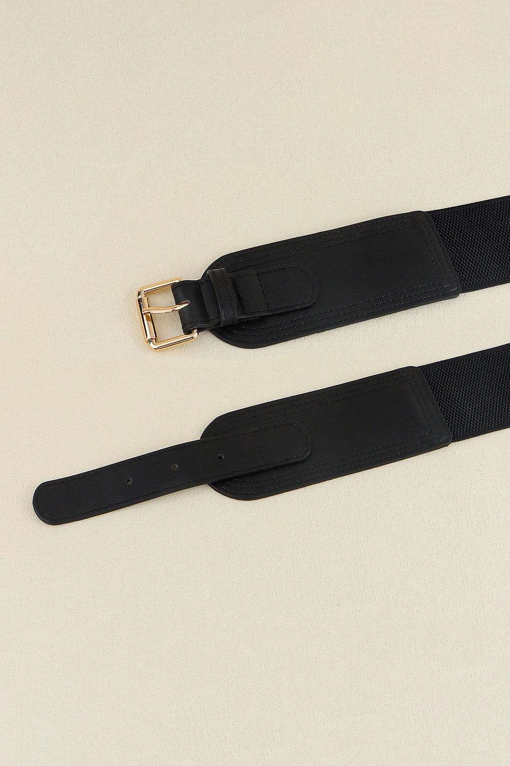 Elastic Wide PU Belt Carauana Store