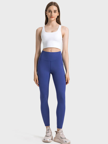 Millennia Scoop Neck Crisscross Straps Sports Bra Carauana Store
