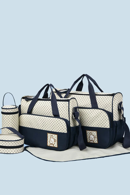 Oxford Cloth Contrast 4 Piece Bag Set Carauana Store
