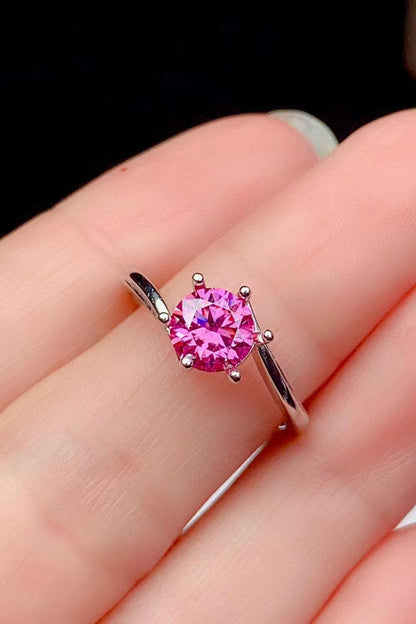 Can't Stop Your Shine 1 Carat Moissanite Ring Carauana Store