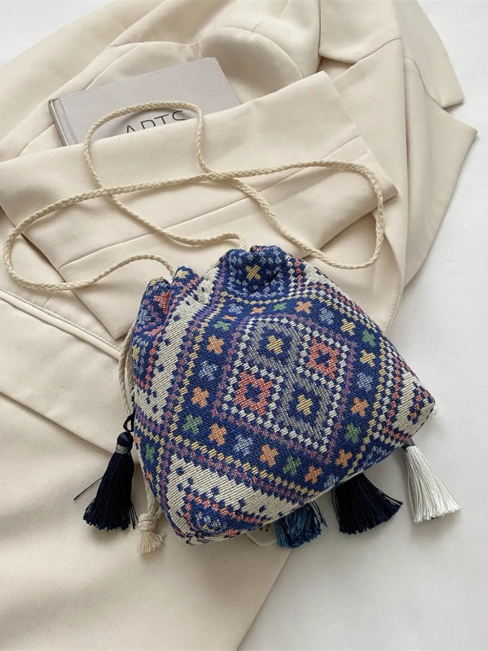 Tassel Spaghetti Strap Shoulder Bag Carauana Store