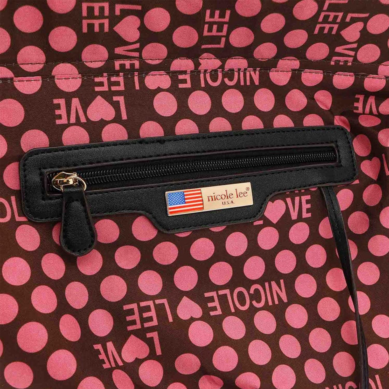 Nicole Lee USA 3-Piece Color Block Handbag Set Carauana Store