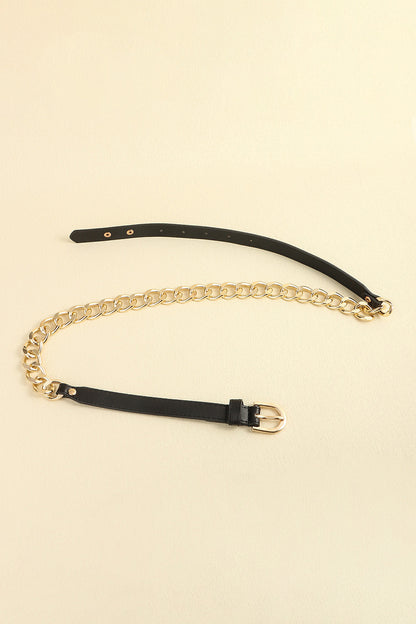 PU Leather Chain Belt Carauana Store