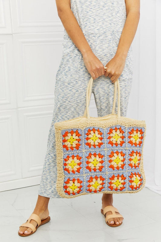 Fame Off The Coast Straw Tote Bag Carauana Store