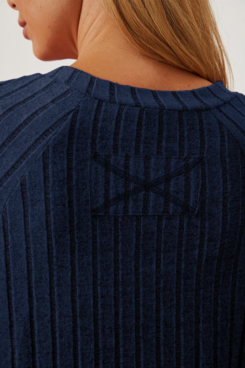 Basic Bae Full Size Ribbed Thumbhole Sleeve T-Shirt Carauana Store