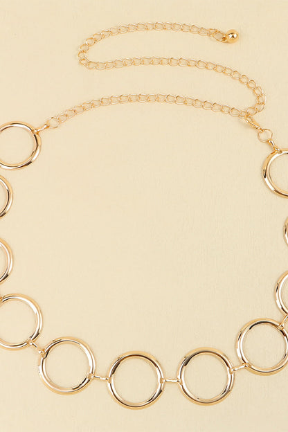 Circle Ring Chain Belt Carauana Store