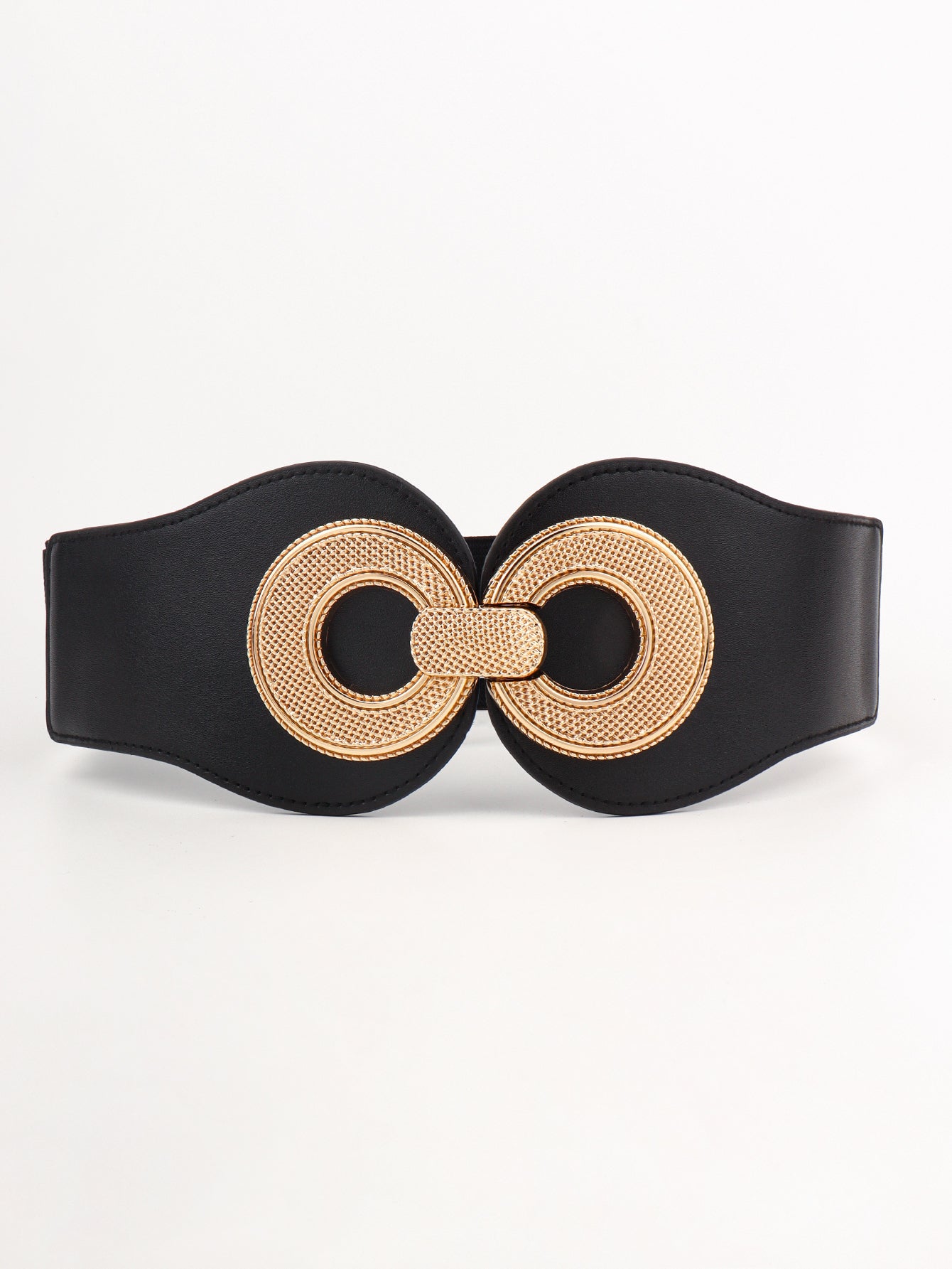 Alloy Buckle Elastic PU Belt Carauana Store