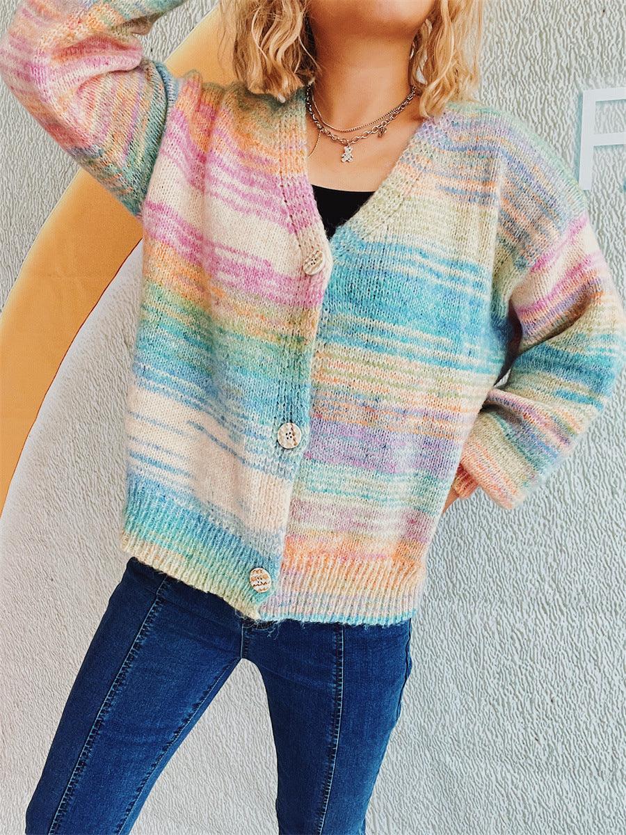 Button Up Long Sleeve Cardigan Carauana Store