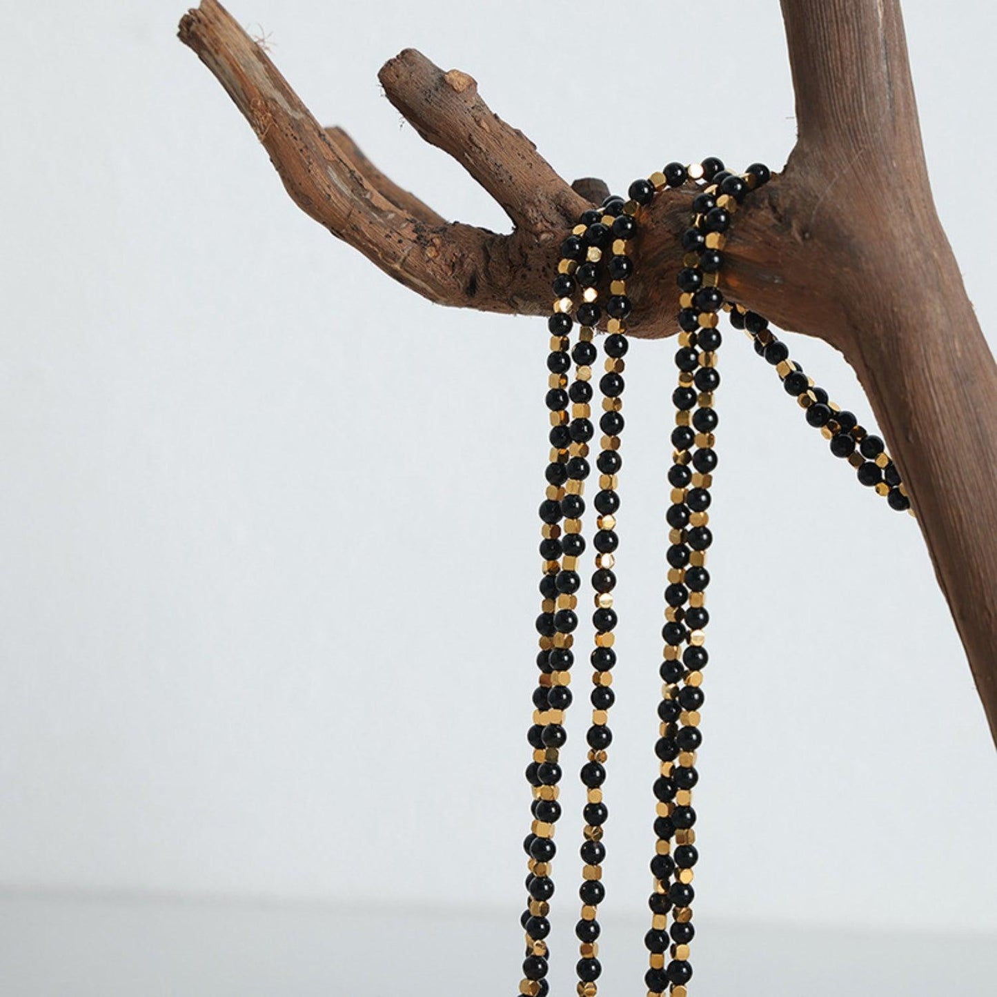 Agate Beaded Titanium Steel Necklace Carauana Store