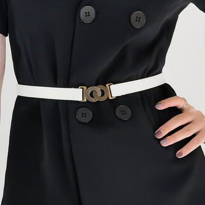 Alloy Buckle PU Belt Carauana Store