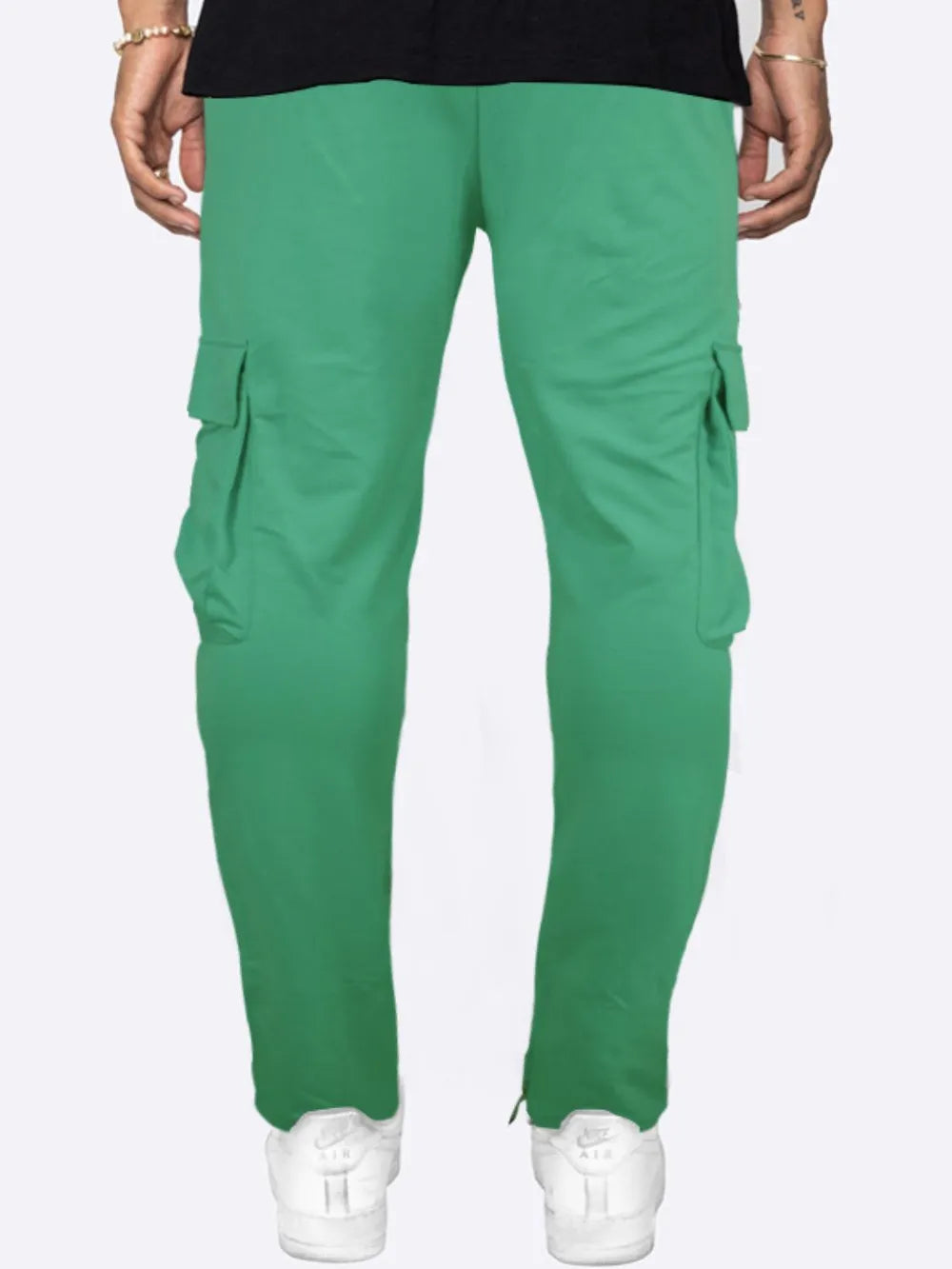 Men's Plus Size Solid Cargo Pants