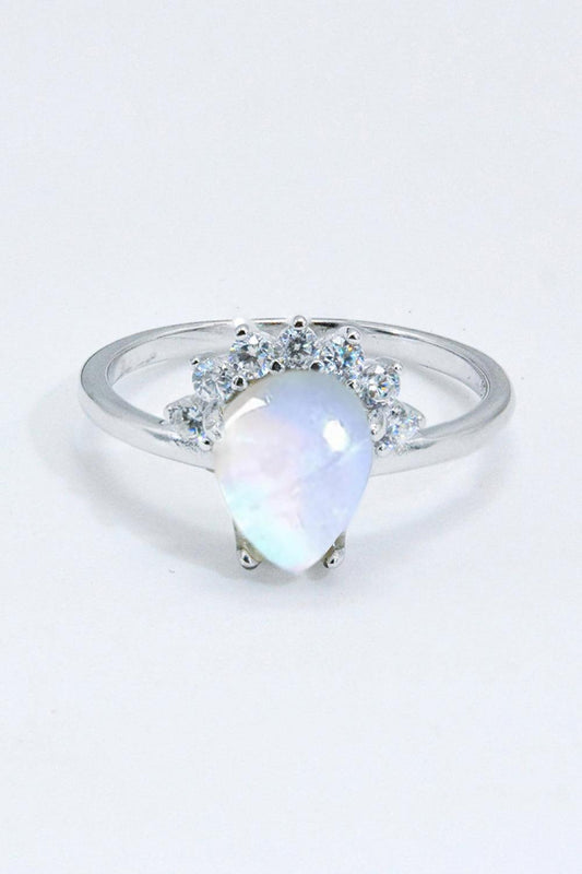 925 Sterling Silver Moonstone Ring Carauana Store