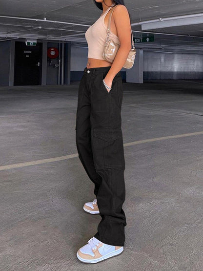 Straight Jeans with Pockets Carauana Store