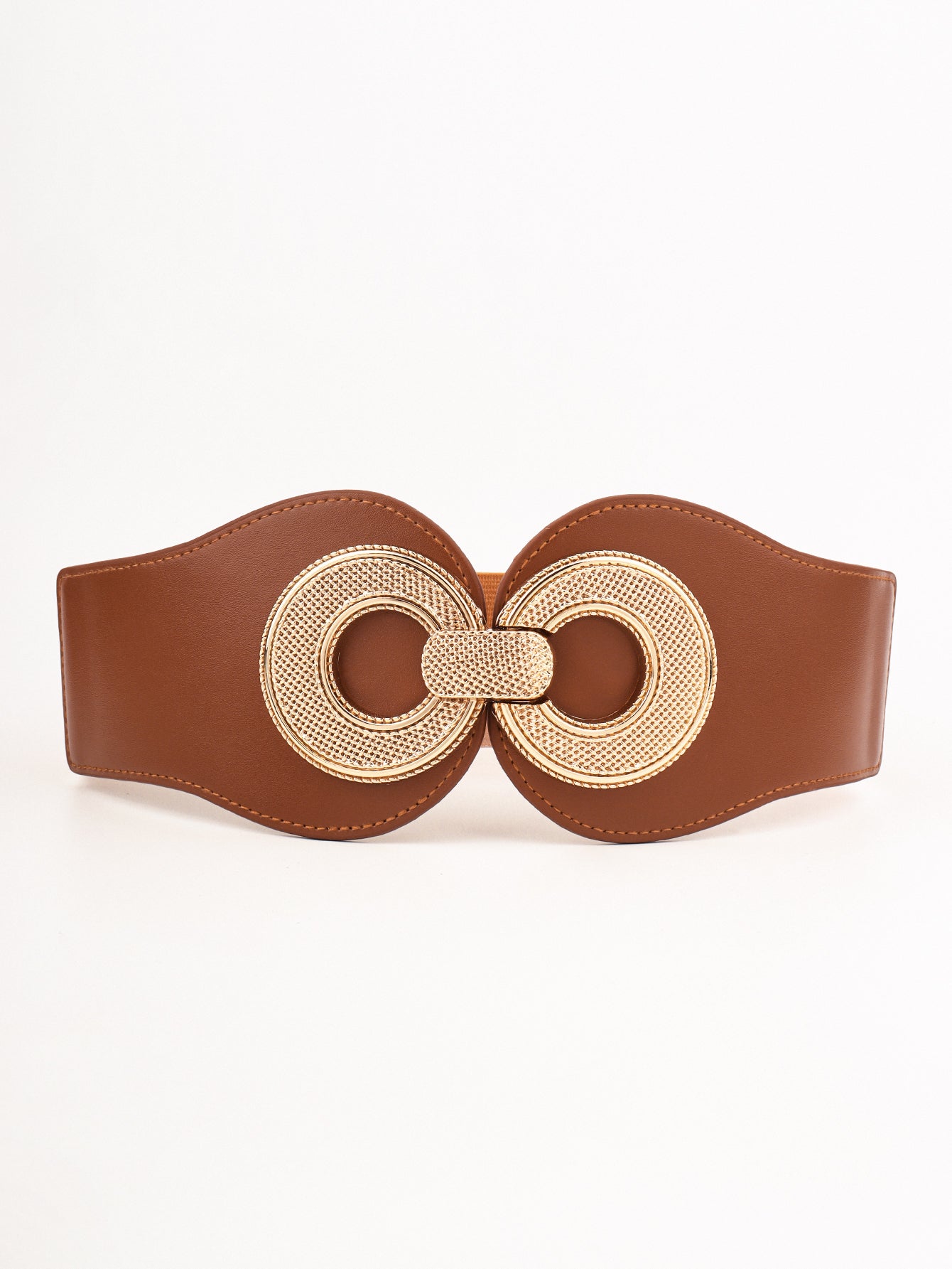 Alloy Buckle Elastic PU Belt Carauana Store