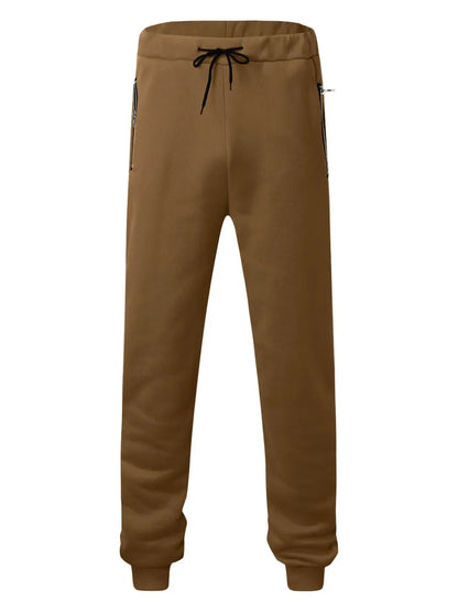 Men's Full Size Drawstring Pants with Pockets Plus Size