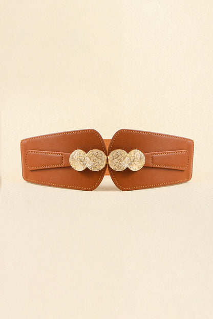 Alloy Buckle Elastic Belt