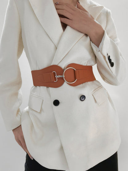 PU Elastic Wide Belt Carauana Store