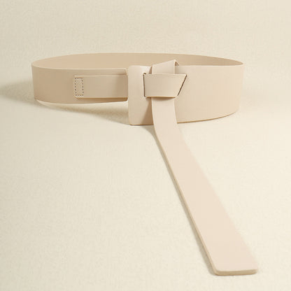 Knot Detail PU Belt Carauana Store