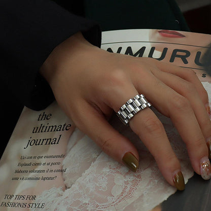 Plated Titanium Steel Ring Carauana Store