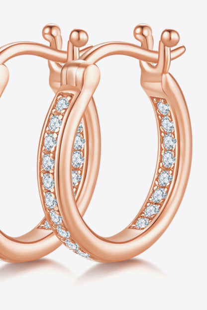 Adored Moissanite 925 Sterling Silver Earrings Carauana Store