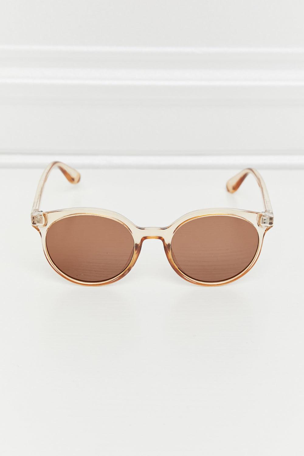 Round Full Rim Polycarbonate Frame Sunglasses Carauana Store