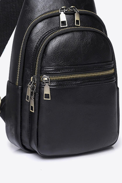 Adored It's Your Time PU Leather Sling Bag Carauana Store