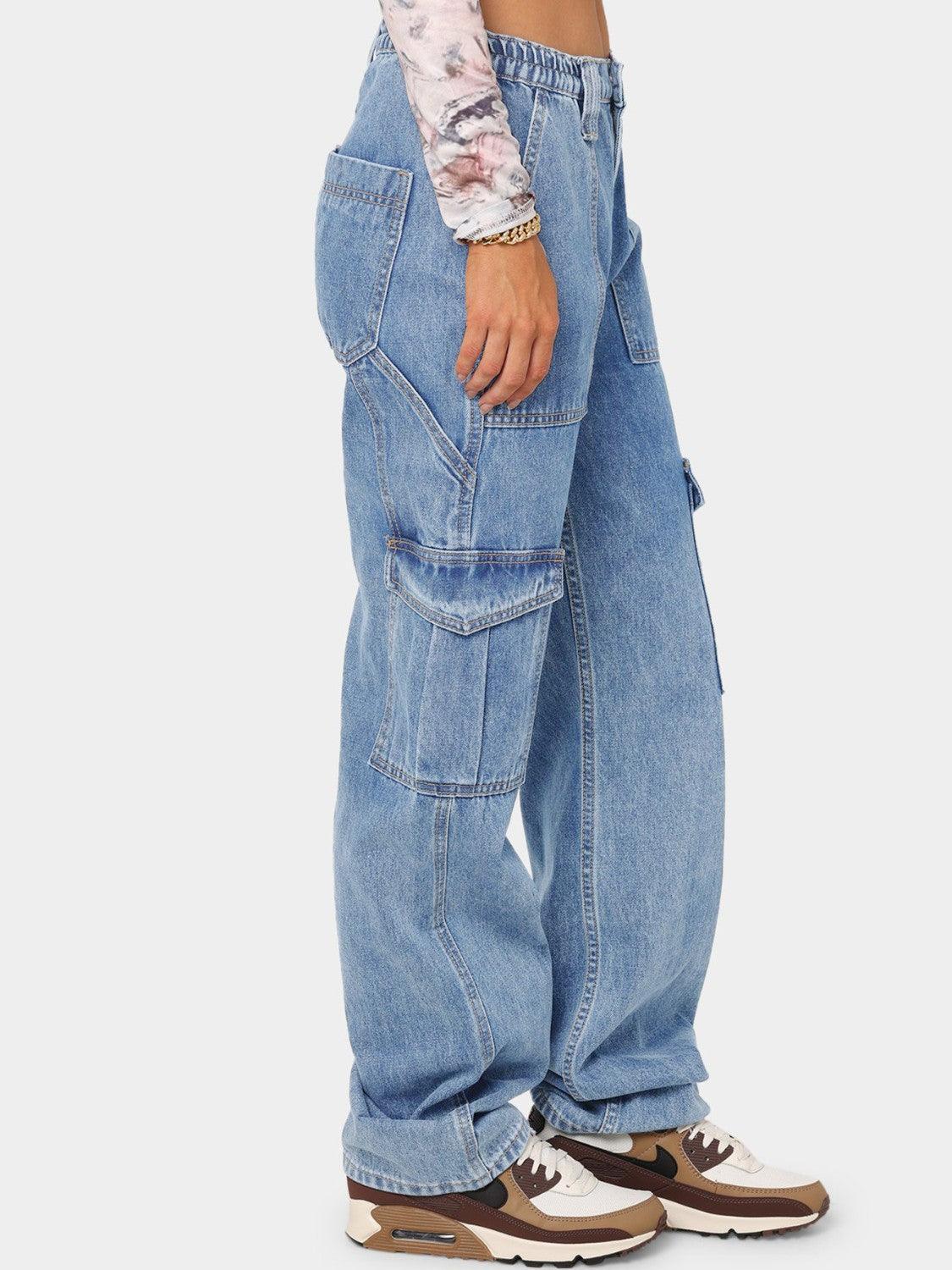 Straight Jeans with Pockets Carauana Store