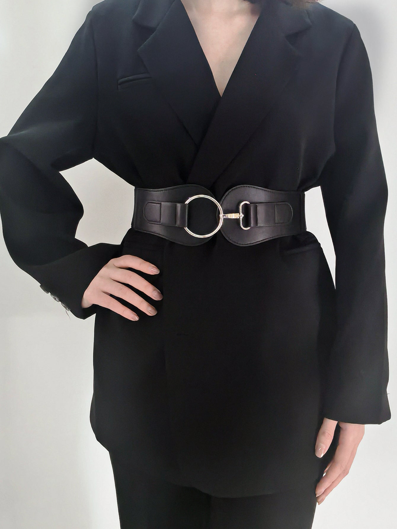 PU Elastic Wide Belt Carauana Store