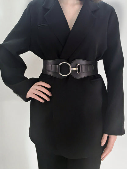 PU Elastic Wide Belt Carauana Store