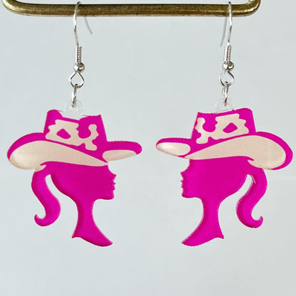 Geometric Shape Acrylic Dangle Earrings Carauana Store