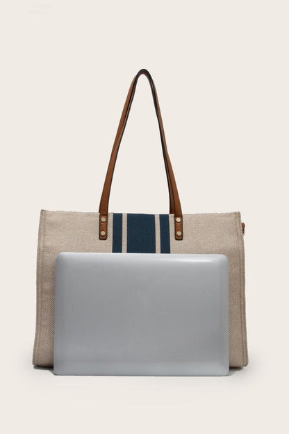 Striped Tote Bag Carauana Store