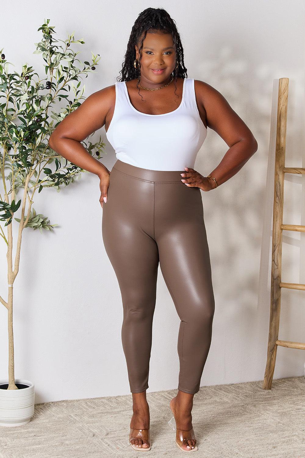 e.Luna Full Size High Waist Skinny Pants Carauana Store