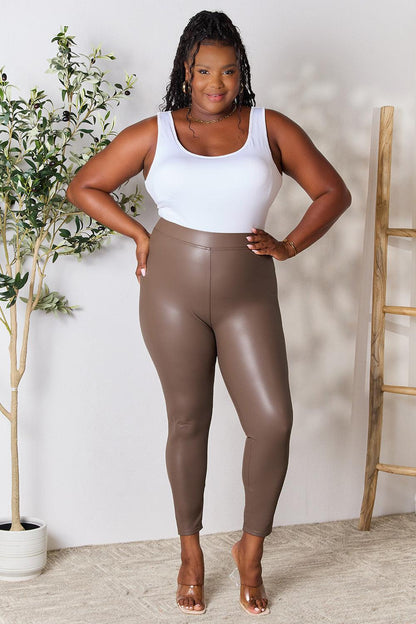 e.Luna Full Size High Waist Skinny Pants Carauana Store