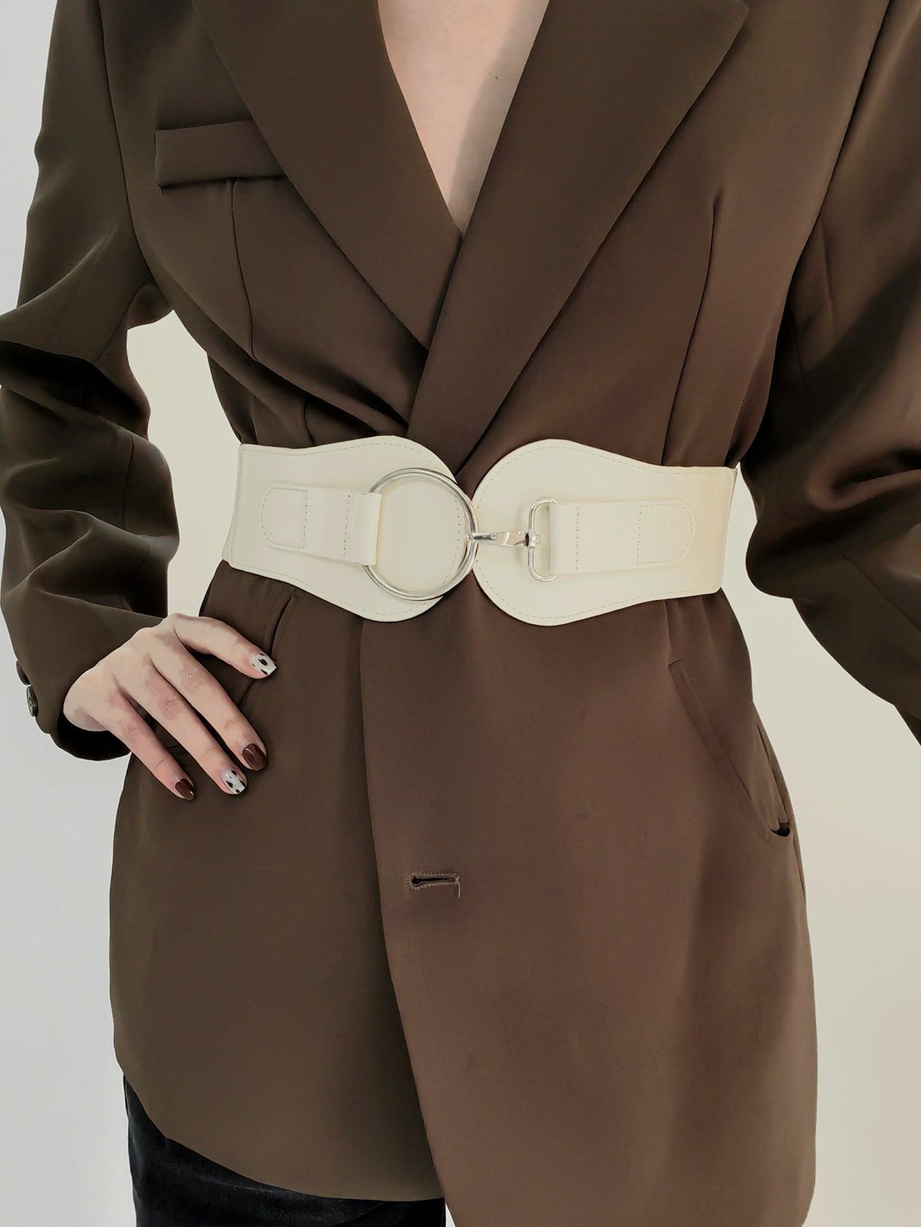 PU Elastic Wide Belt Carauana Store