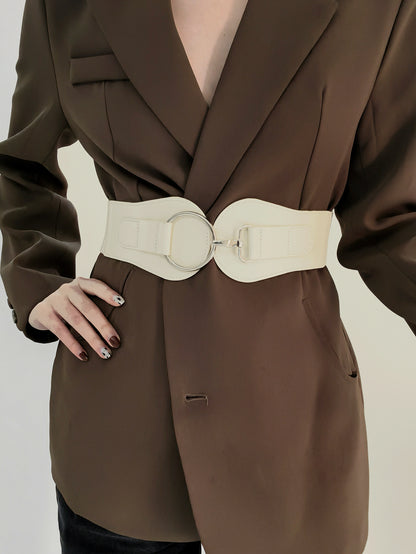 PU Elastic Wide Belt Carauana Store