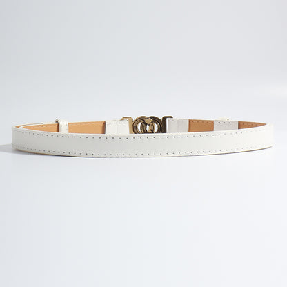 Alloy Buckle PU Belt Carauana Store