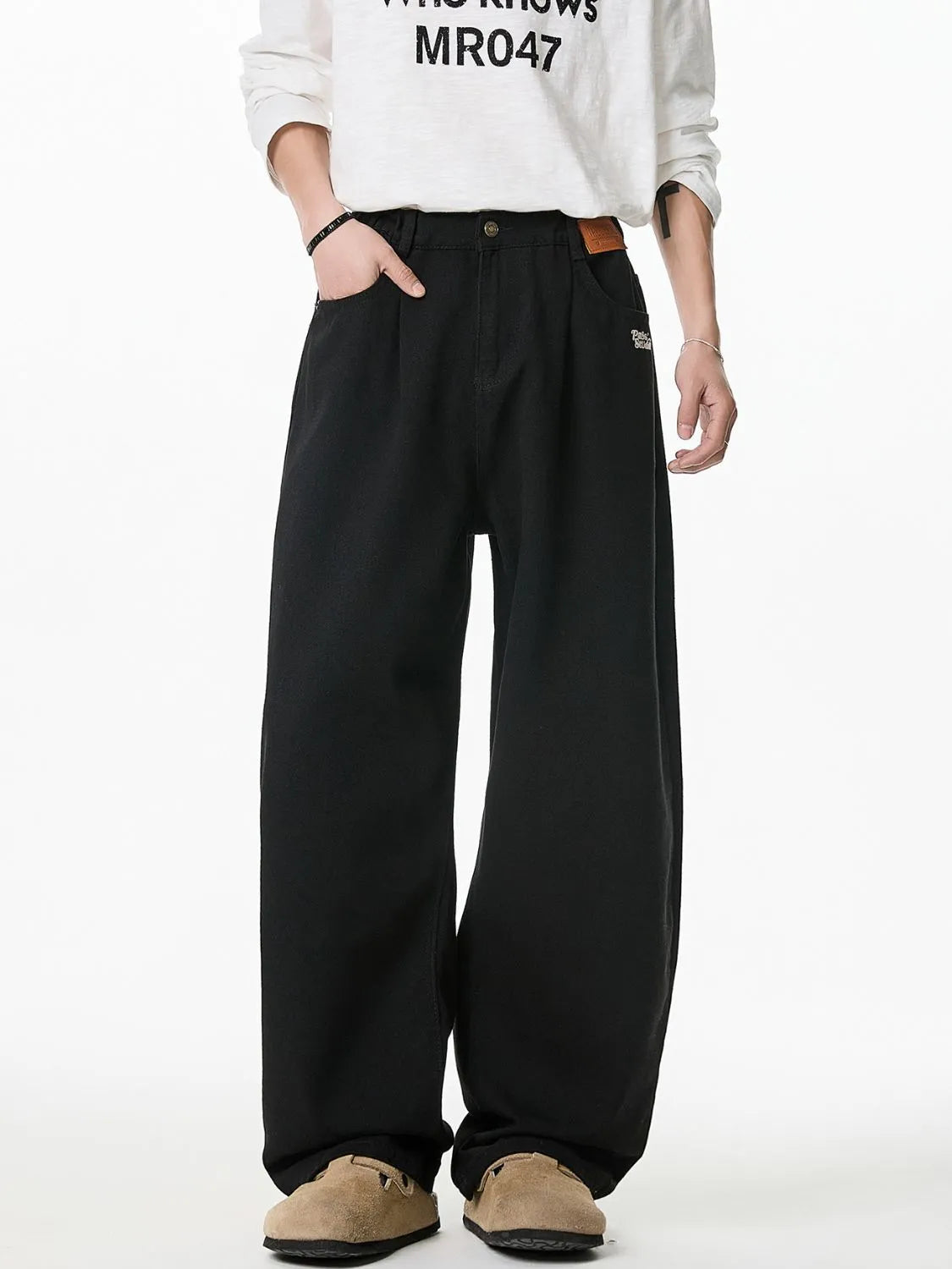 Men's Plus Size Wide Leg Pants Carauana Store