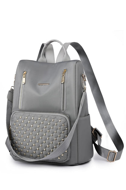 Zipper Pocket Beaded Backpack Carauana Store