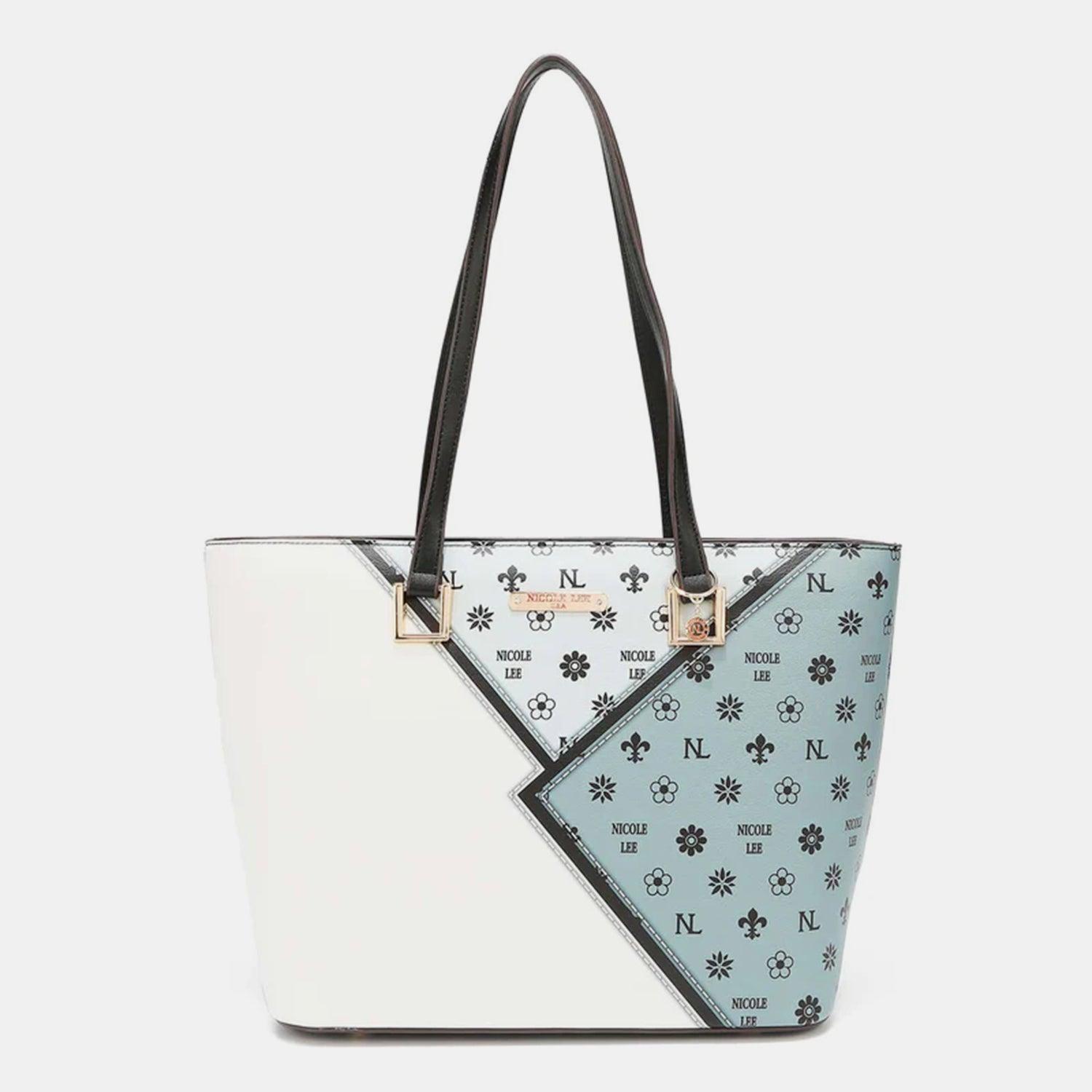 Nicole Lee USA 3-Piece Color Block Handbag Set Carauana Store