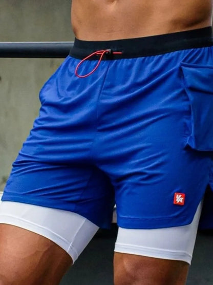 Men's Plus Size Drawstring Shorts CaRaUaNa Fashion