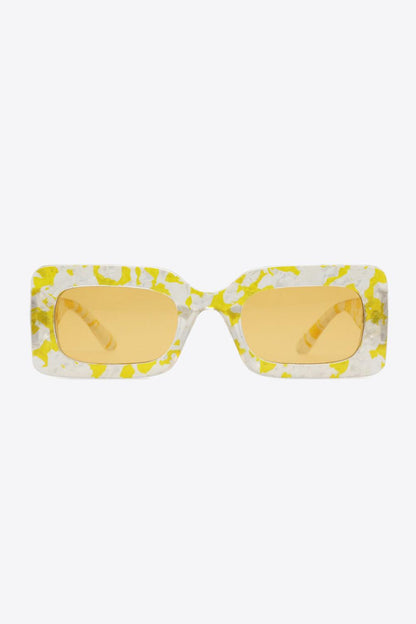 Tortoiseshell Rectangle Polycarbonate Sunglasses Carauana Store
