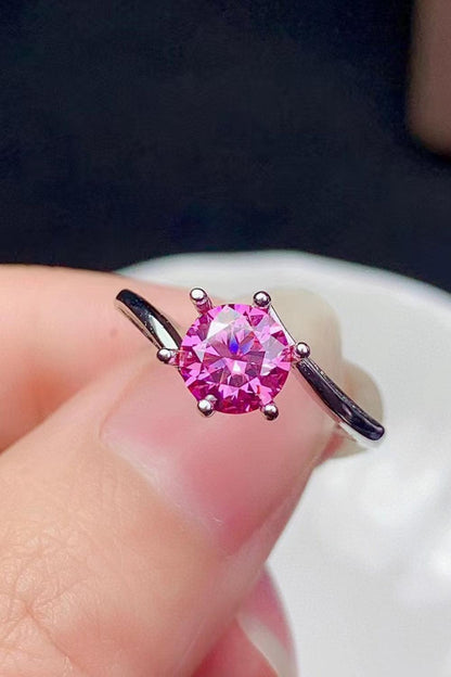 Can't Stop Your Shine 1 Carat Moissanite Ring Carauana Store