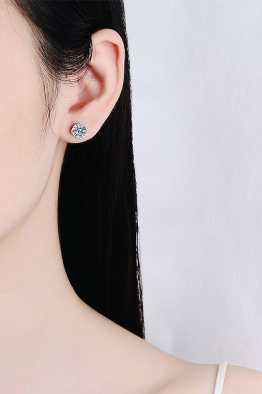 Good Day In My Mind Moissanite Stud Earrings Carauana Store