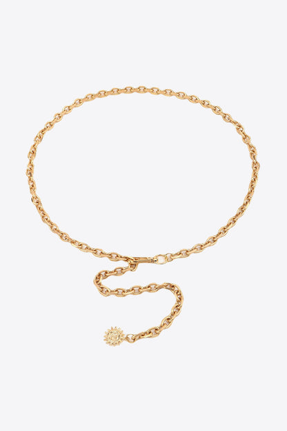 Sun Iron Chain Belt CaRaUaNa Fashion