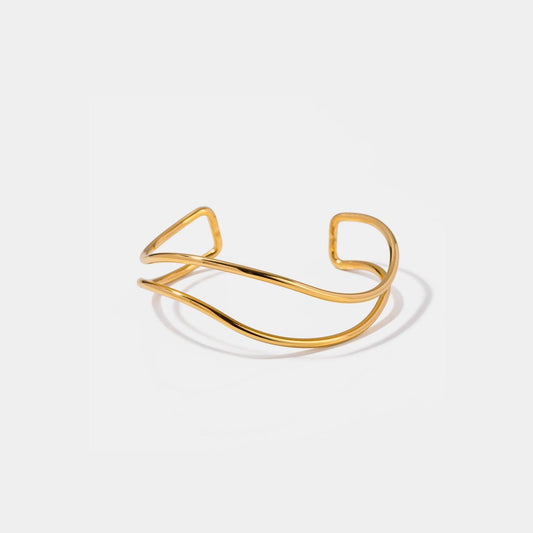 Minimalist Stainless Steel Cuff Bracelet Carauana Store