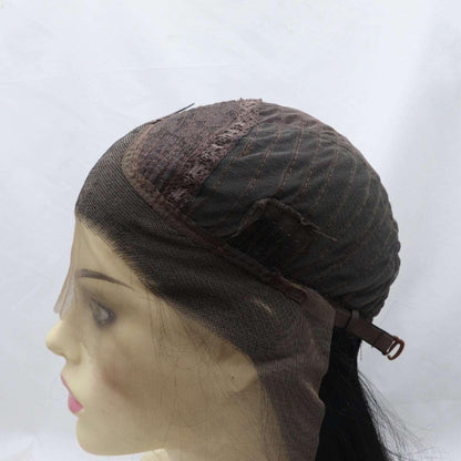 13*3" Lace Front Wigs Synthetic Long Straight 24" 130% Density Carauana Store