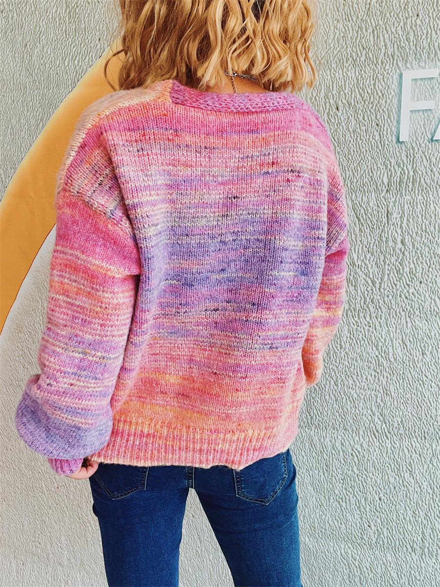 Button Up Long Sleeve Cardigan Carauana Store