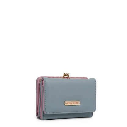 Nicole Lee USA Vegan Leather Trifold Wallet Carauana Store